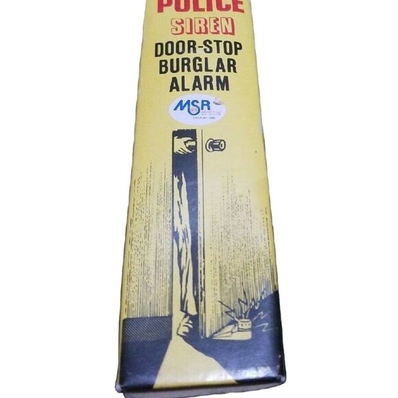 S.O.S. Police Siren Door-Stop Burglar Alarm No.113 Battery Operated Portable Sec - Picture 1 of 6